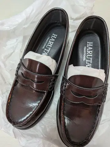 [거의 새상품] HARUTA 브라운 로퍼 22 EE