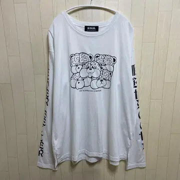 RNA M2200 BRAIN BEAR 롱 슬리브 티셔츠