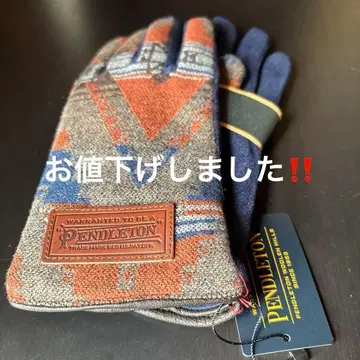 Pendleton 기하학 패턴 장갑