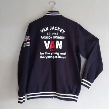 VANJACK 맨투맨 블루종 (LL) 네이비