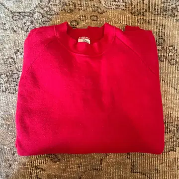 FRUIT OF THE LOOM 레드 맨투맨 L