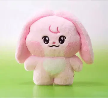토끼 봉제 인형 핑크