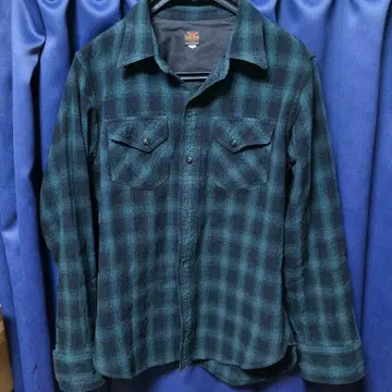 디럭스웨어 버팔로 체크 플란넬 셔츠 새상품급