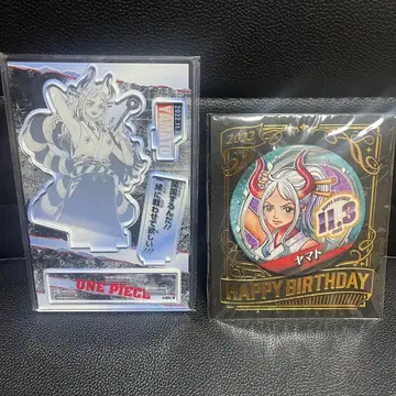 미사용 새상품 원피스 야마토 벌스데이 디오라마 캔 배지 2022