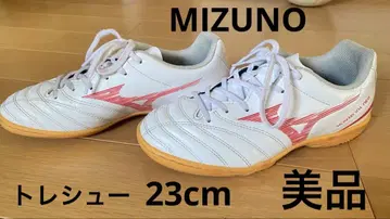 Mizuno 풋살화 화이트/레드 23cm 새상품급