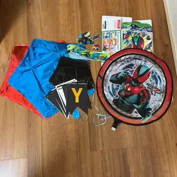 가면라이더 제츠 캐릭터 데코 생일 케이크 장식 풍선 포함