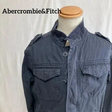 Abercrombie&Fitch 다크 네이비 밀리터리 자켓