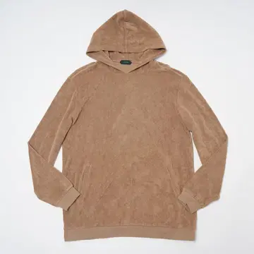 새상품급 ZANONE 자노네 코튼 파일 후드티 베이지 L