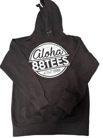 88TEES Aloha 후드티 블랙 야야짱 두툼 hawaii 하와이