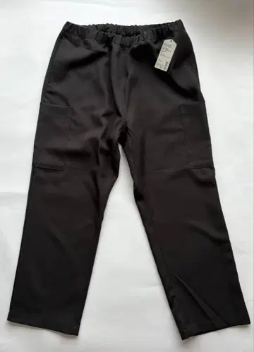 MUJI Labo 얼룩이 쉽게 지워지는 카고 팬츠 남녀 공용 M 블랙
