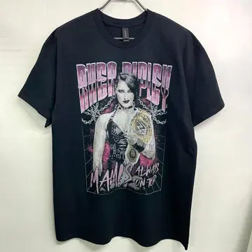 리아 리플리 WWE Rhea Ripley [XL 사이즈] T셔츠 블랙