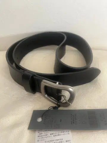 JEANASIS 헨케이 버클 벨트 블랙