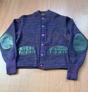 SKOOKUM 가죽 패치 니트