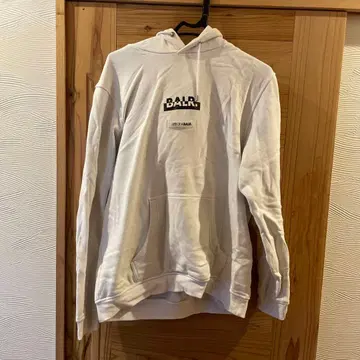 BALR. 화이트 후드티 후드 부착
