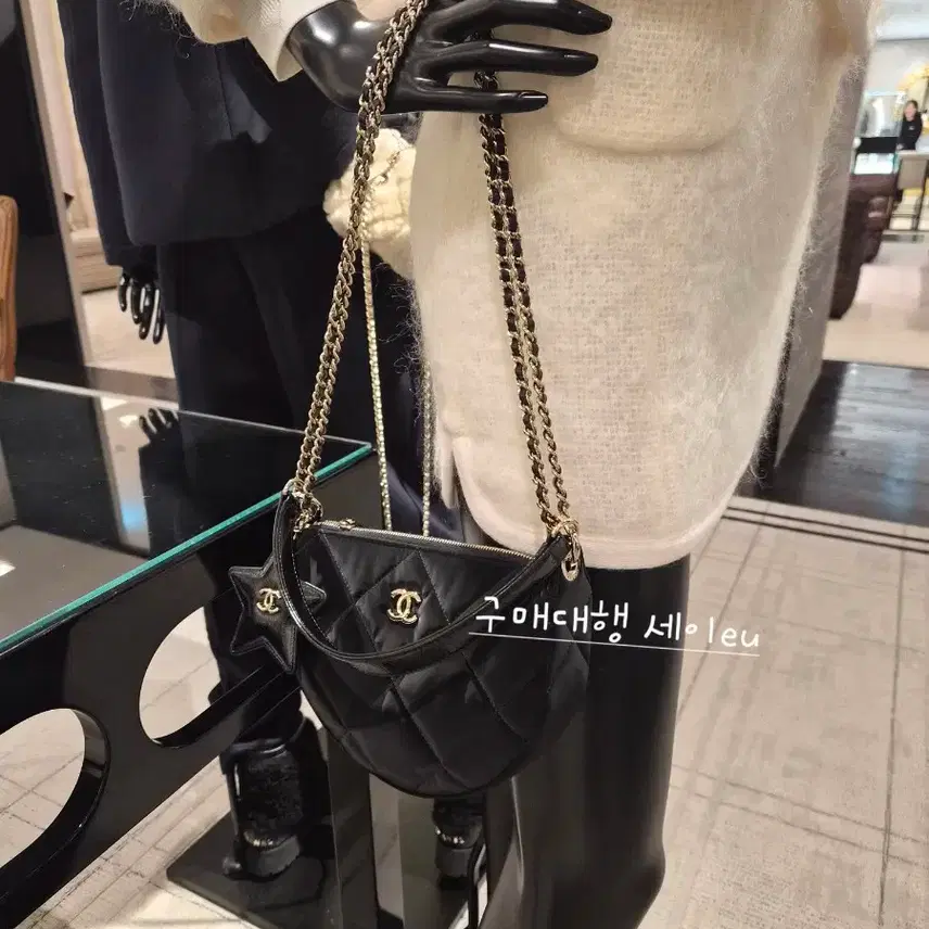 샤넬 코코네쥬 벨벳스타일 별참 체인백 AP4791 사진 5