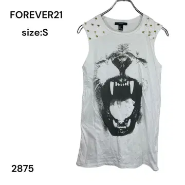 포에버 21 FOREVER21 셔츠 슬리브리스 S