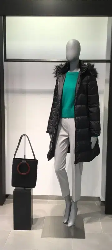 띠어리 셀럽 고급 고급 미 라인 따뜻한 포멀 관혼상제 자켓