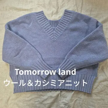 Tomorrowland 울 캐시미어 스웨터 니트 2way