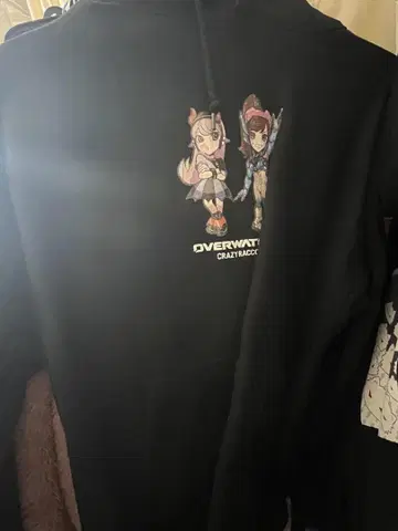 CRAZYRACCOON 오버워치2 콜라보 후디