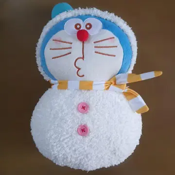 도라에몽 봉제 인형 눈사람
