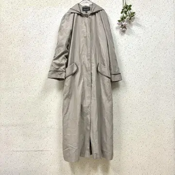 하자품 [ GALLERY ] 갤러리 트렌치코트 롱 기장 후드 부착 (L)