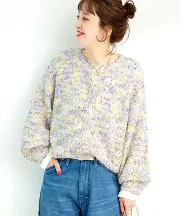 B.C STOCK 포코포코얀 믹스 2WAY 가디건