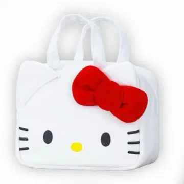 산리오 캐릭터즈 페이스 복슬복슬 백 키티