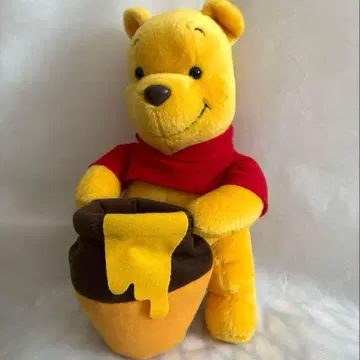 곰돌이 푸 허니 포트 봉제 인형 높이 약 24cm