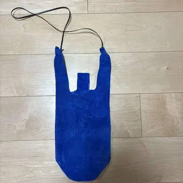 ITTI 파랑 스웨이드 숄더백