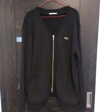 LACOSTE 남성용 지퍼 가디건