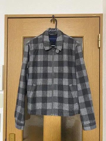 90s 깅엄 체크 블루종