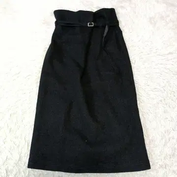 LINKABLE 린카블 코튼 울 혼방 롱 스커트
