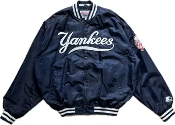 80s 90s STARTER 양키스 나일론 바시티 자켓 XL