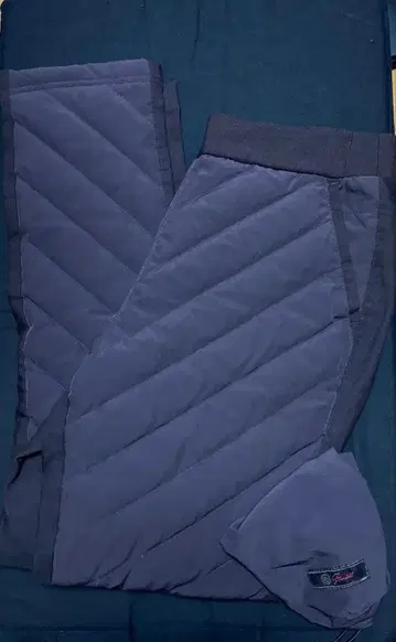 블론돌 다운 절개 슬림 레그 팬츠 브라운 여성용 LL
