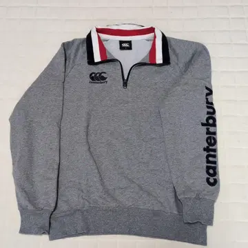 CANTERBURY 그레이 집업 맨투맨 M 사이즈