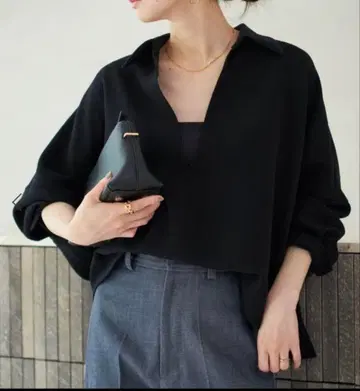 plage GEORGETTE SKIPPER 블라우스 새상품급