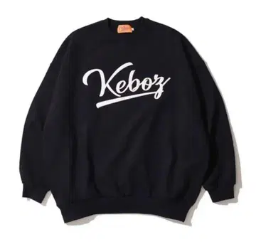 Keboz 블랙 맨투맨 트레이닝복