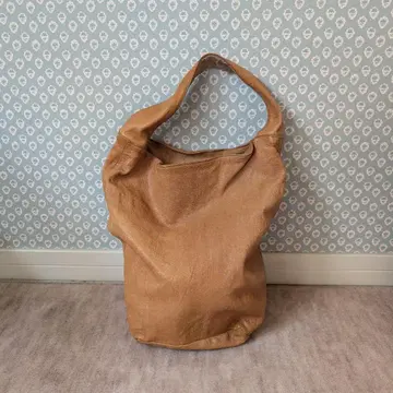 크리스찬 폴로 숄더백 가죽 천연 가죽 대용량