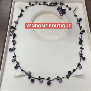 VENDOME BOUTIQUE 퍼플 목걸이