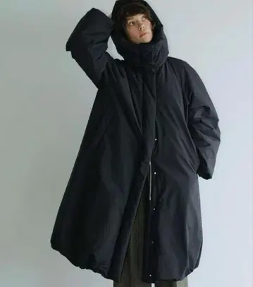 클라네 CLANE BALLOON HOODIE LONG DOWN COAT