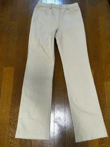 캘빈클라인 이탈리아제 Y2K 버진 울 베이지 팬츠
