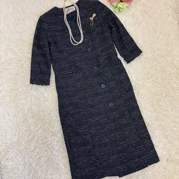 Dress Lab 드레스라보 랩 원피스 코트 2way 트위드