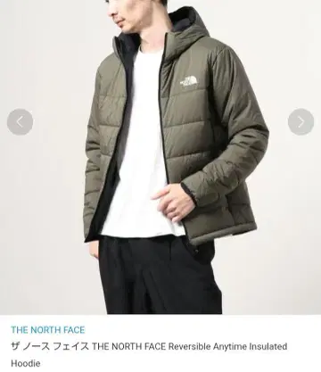 컨디션 최상 노스 페이스 리버서블 다운 남성용 S