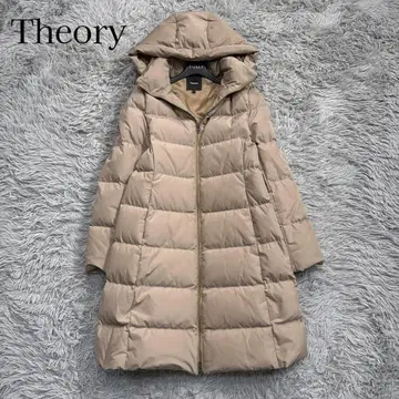 미사용 21AW 띠어리 2way 다운 코트 Erindane 후드 경량