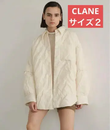 CLANE PADDED CRUMPLY SHIRT JACKET