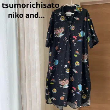 niko and - 츠모리치사토 셔츠 원피스 벌룬을 타고