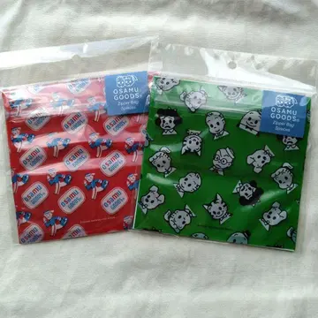 [ 미사용 새상품 ] OSAMU GOODS 지퍼 백 2개 세트 오삼굿즈
