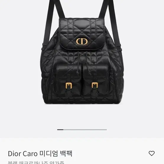 디올 카로 백팩 사진 1