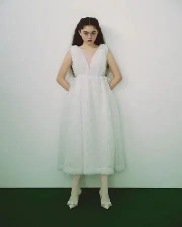 Bibiy. NOELLE SHEER DRESS