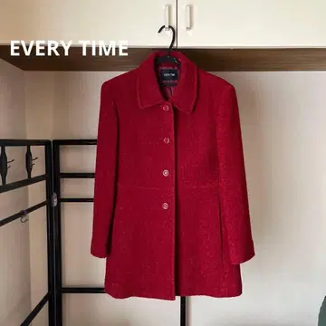 EVERY TIME 빨간색 울 피코트